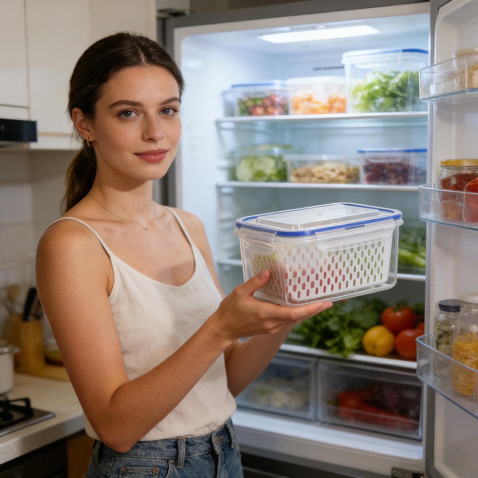 Food Storage Plastic - Container de Armazenamento de Alimentos 4