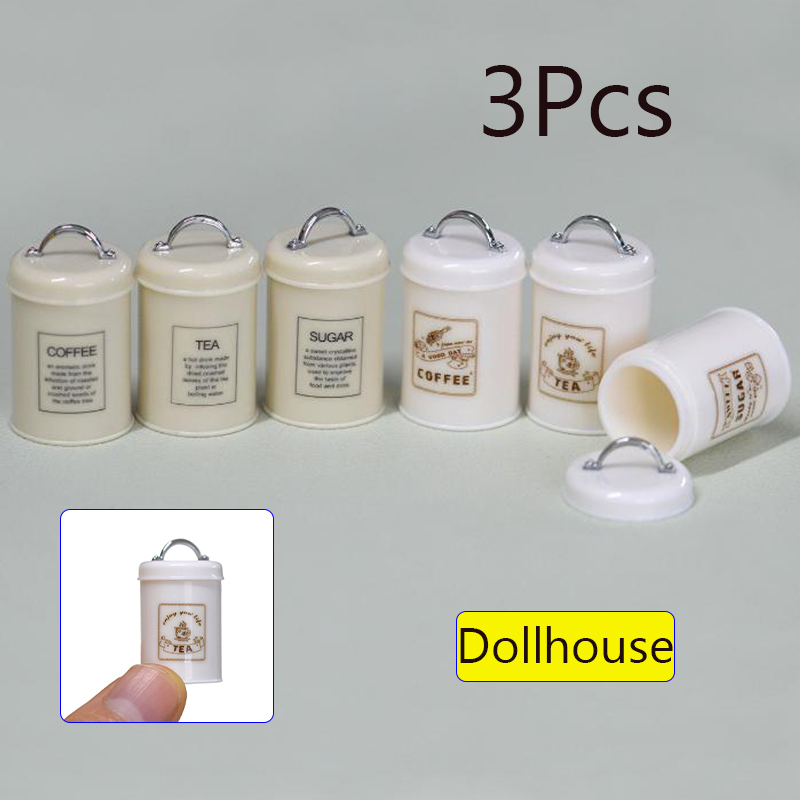 Food Storage Plastic - 3 pçs casa de bonecas em