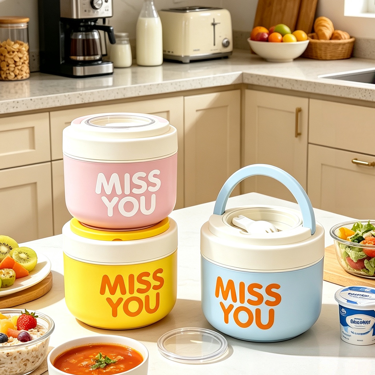 Food Storage Metal Box - Copo Térmico de Aço Inoxidável 304