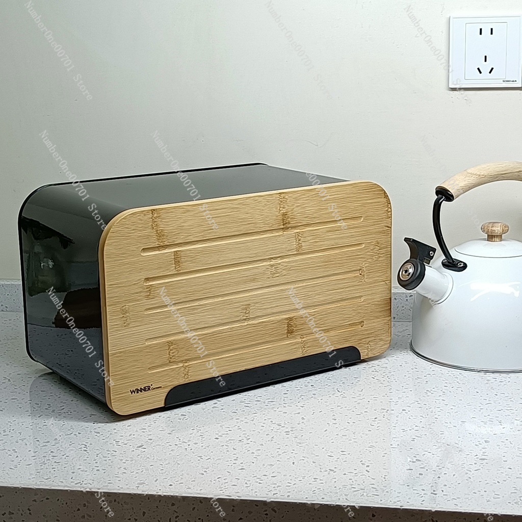 Food Storage Box Stainless Steel - Caixa de Pão para Cozinha com