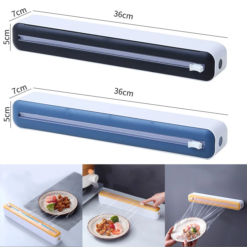 Food Storage Dispenser - Dispensador de filme de alimentos magnético,