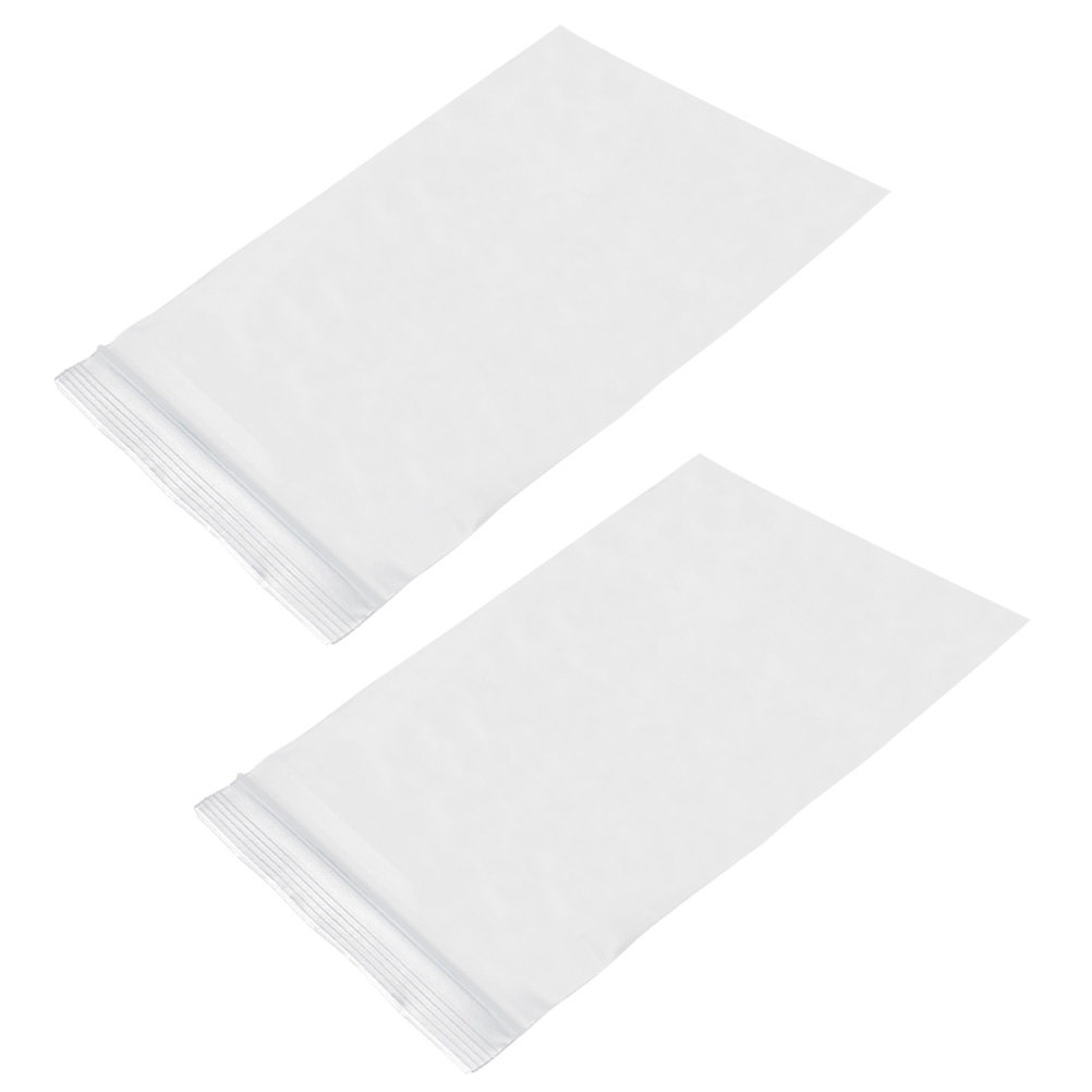 Food Storage Plastic - 100 unidades de sacos transparentes reutilizáveis