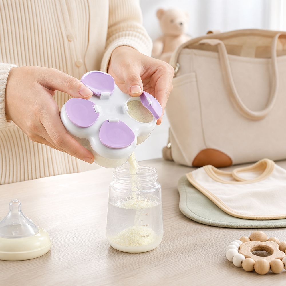 Food Storage Dispenser - Dispensador de Fórmula com Divisórias 720ml,