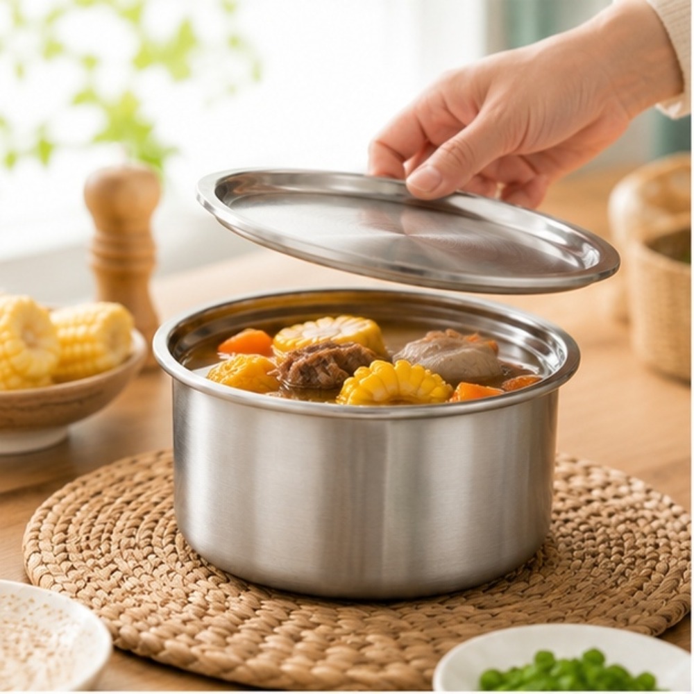 Food Storage Metal Box - Tigela Ramekin Aço Inox 304 com