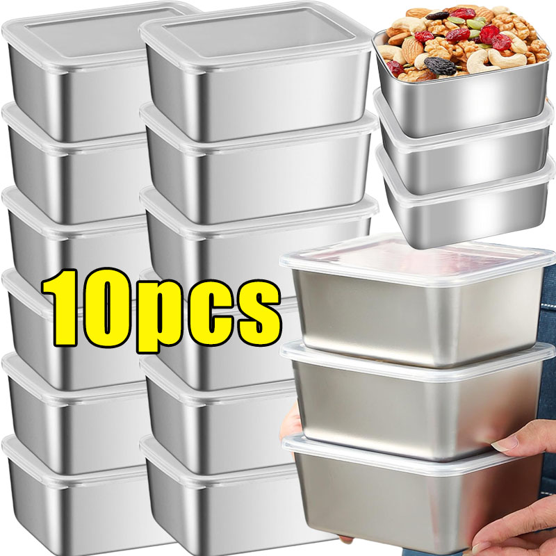 Food Storage Metal Box - Recipientes de armazenamento de alimentos em