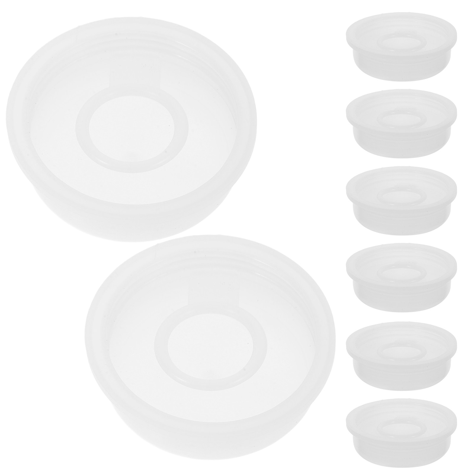 Food Storage Plastic - 10 Peças de Tampas Plásticas para