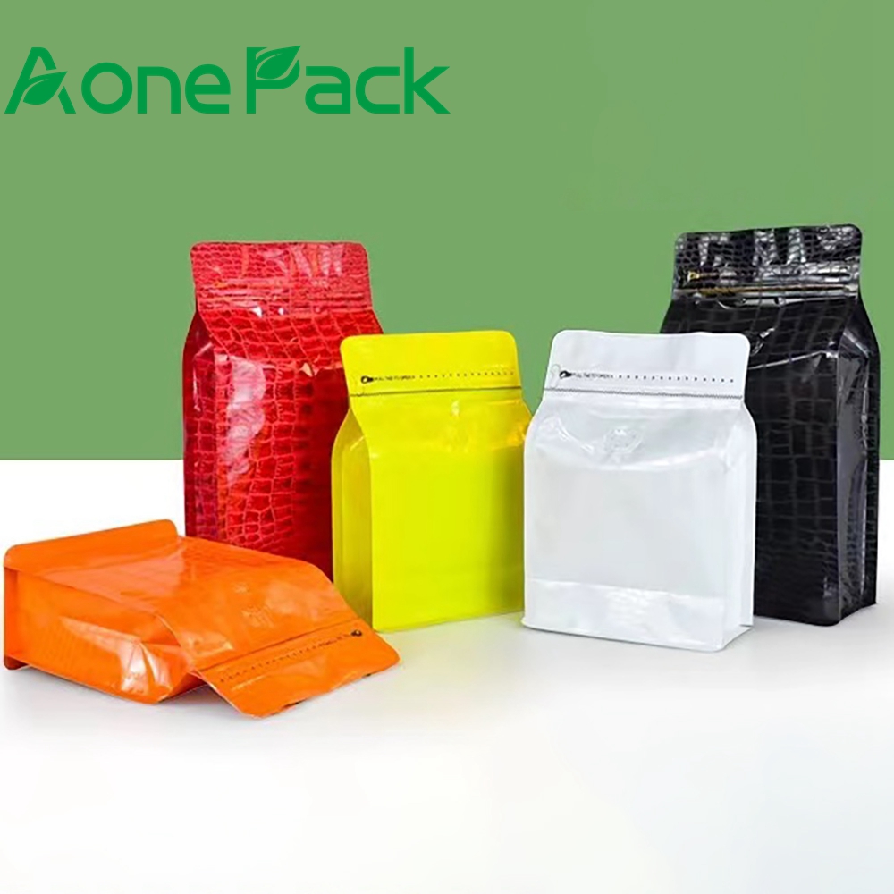 Food Storage Yellow - 100 peças preto/vermelho/laranja/amarelo padrão de crocodilo
