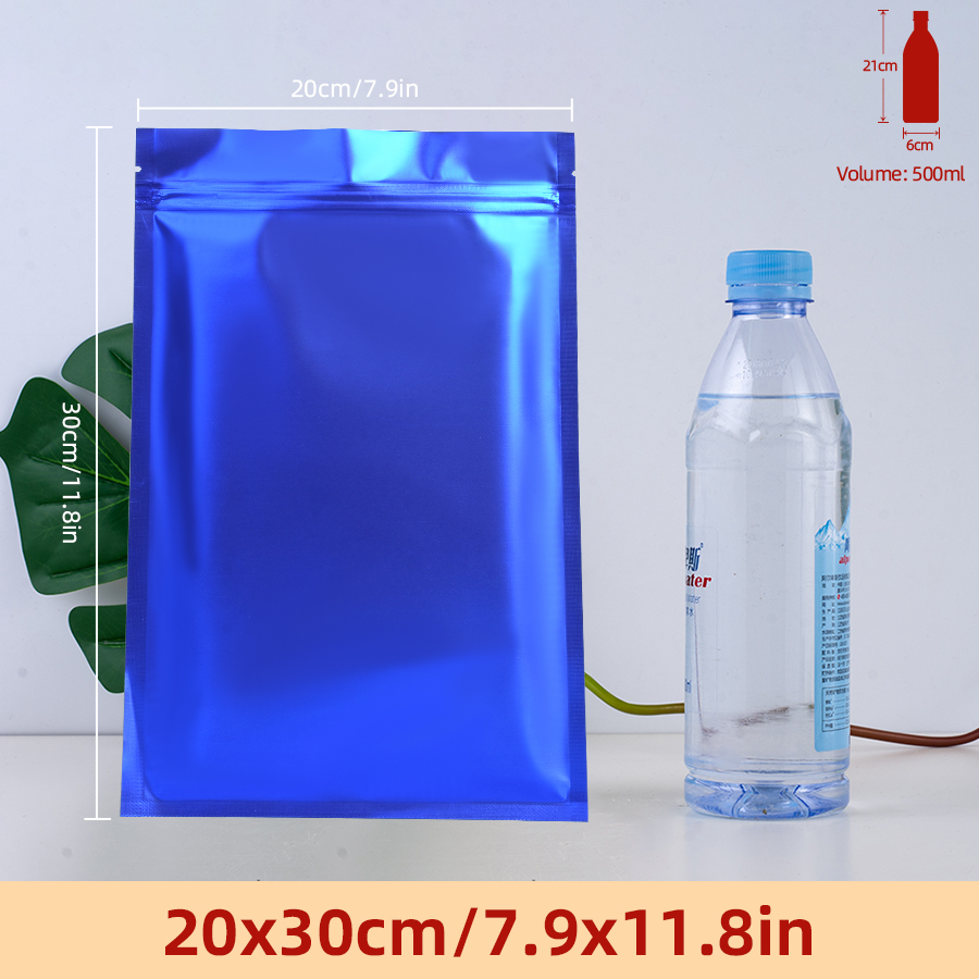 Food Storage Reusable Bags - 100 unidades de bolsas com zíper