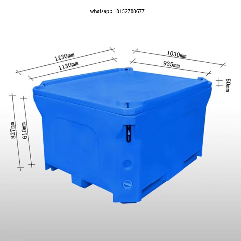 Food Storage Plastic - Caixa Plástica Rotomoldada Isolada de 660L