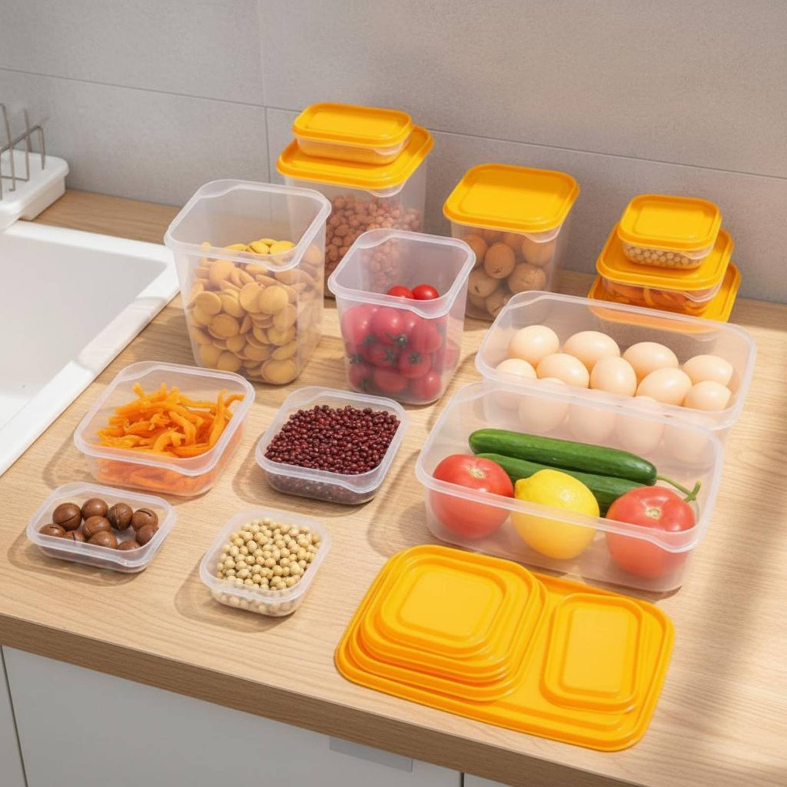 Conjunto de 17 Caixas de Armaz - Set Food Storage avaliação e preço