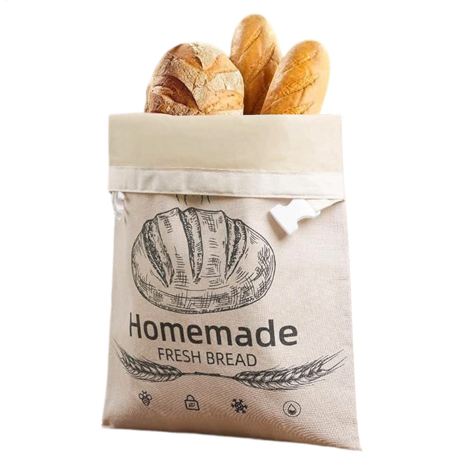 Saco de pão de linho, sacos re - Food Storage Reusable Bags avaliação e preço