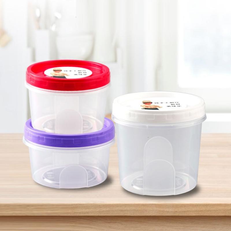 Conjunto de 4 Caixas Redondas  - Food Storage Glass Round avaliação e preço