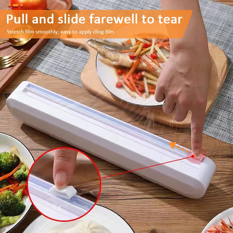 Cling Film Dispenser com Sharp - Food Storage Dispenser avaliação e preço