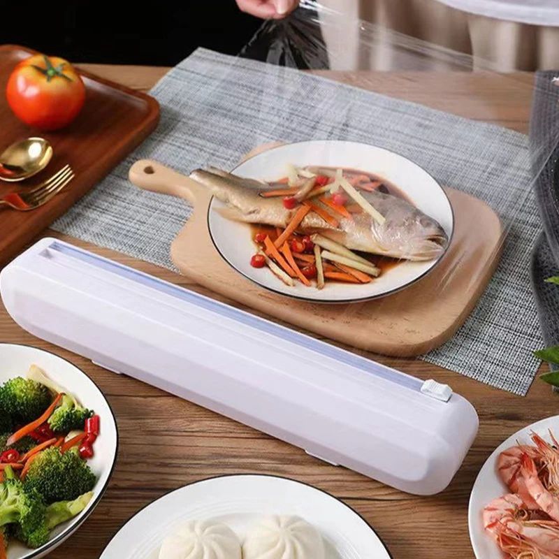 Cling Film Dispenser com Sharp - Food Storage Dispenser avaliação e preço