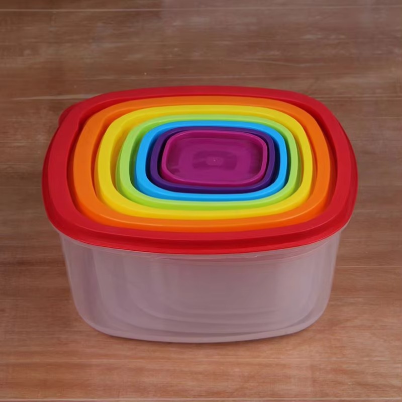 Conjunto de 7 Recipientes Plás - Food Storage Plastic avaliação e preço