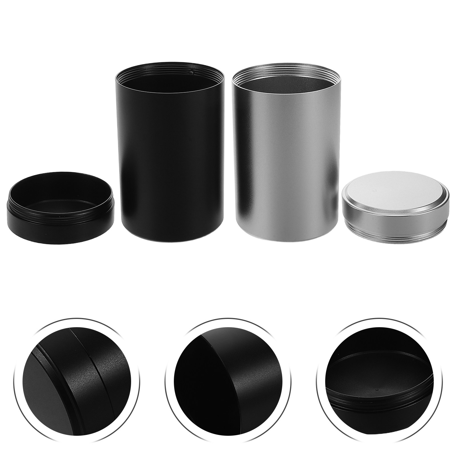 Conjunto de 2 Potes de Metal e - Set Food Storage avaliação e preço