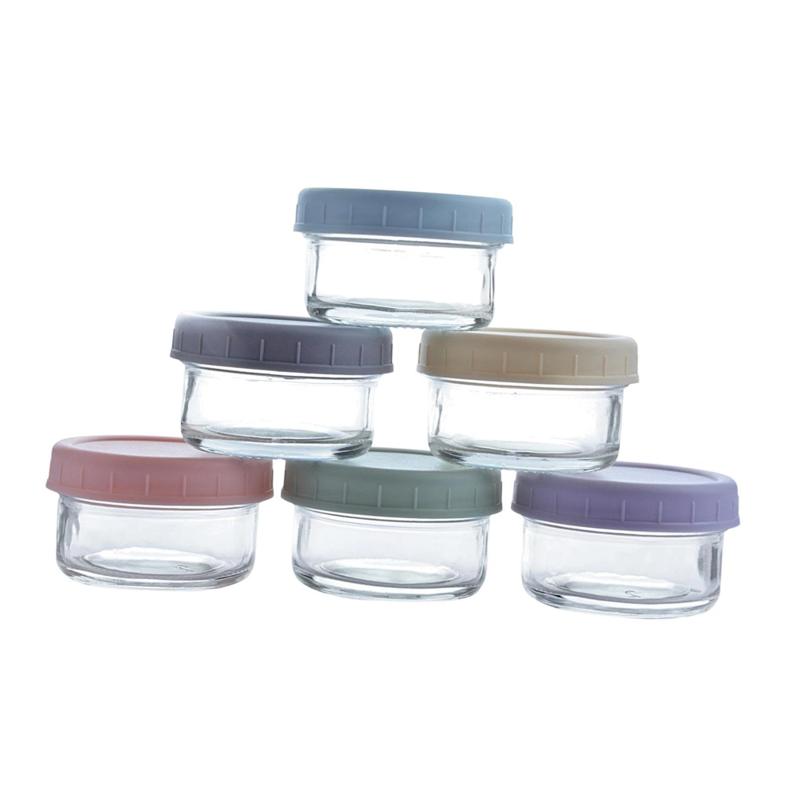 Mini Potes de Vidro com Tampas - Food Storage Glass Round avaliação e preço