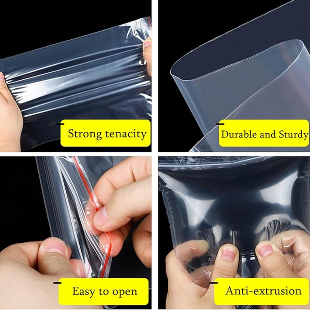 100-1000 Peças de Sacos Plásti - Food Storage Ziploc Bags avaliação e preço