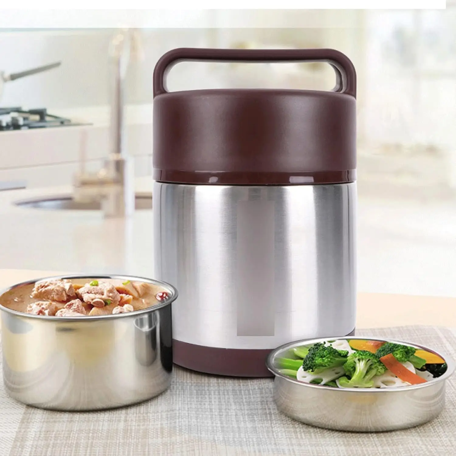 Marmita Bento para Adultos, Gr - Food Storage Box Stainless Steel avaliação e preço