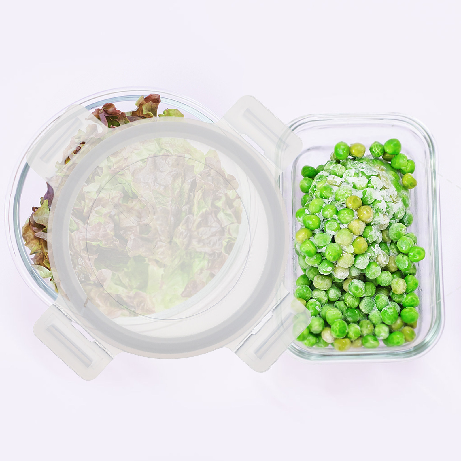 Tampa Redonda de 6 Polegadas c - Food Storage Glass Round avaliação e preço