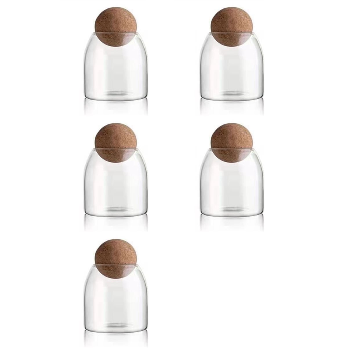 Frascos de Vidro Transparentes - Food Storage Glass Round avaliação e preço
