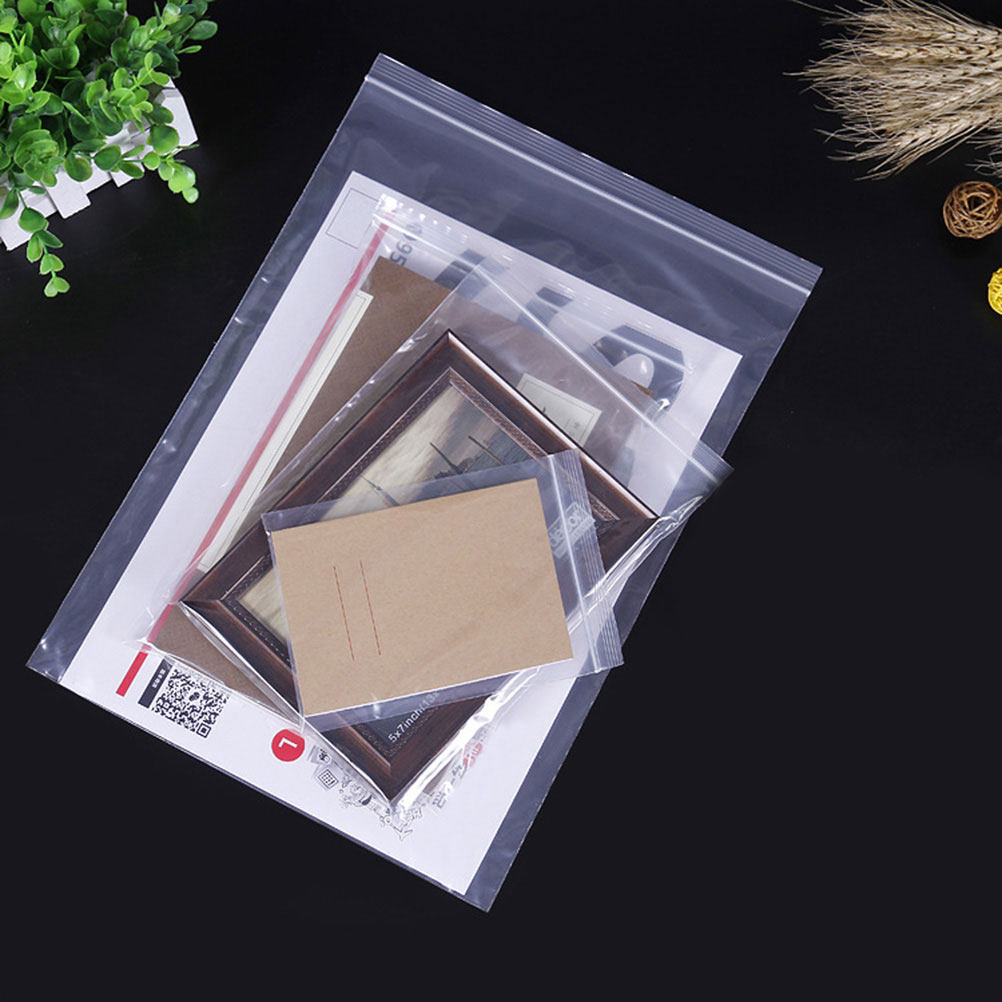 100 unidades de sacos transpar - Food Storage Plastic avaliação e preço