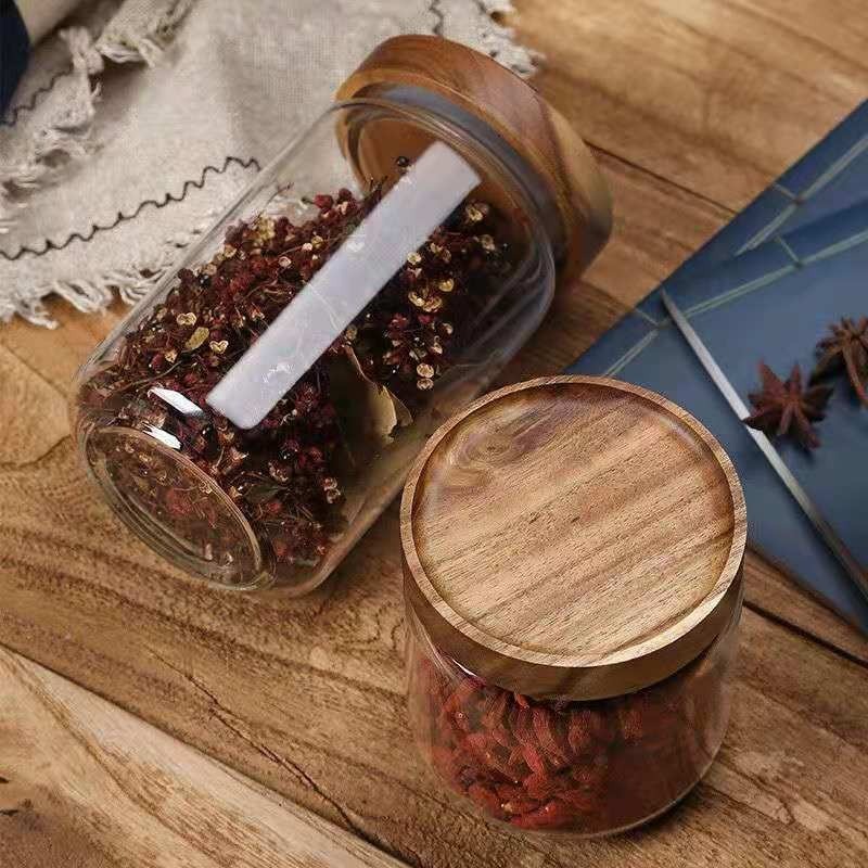 Frasco de tubo de vidro redond - Food Storage Glass Round avaliação e preço