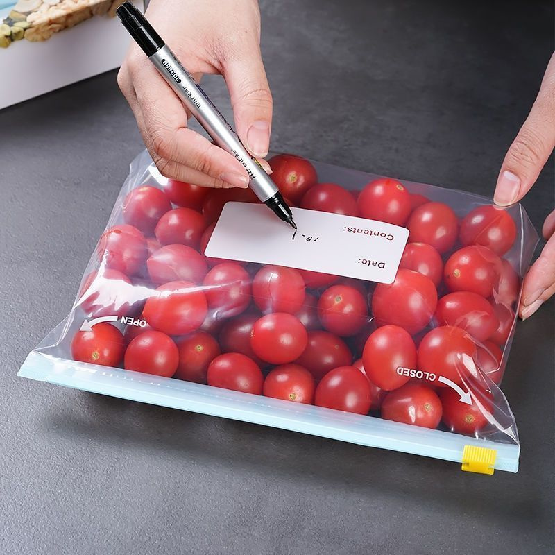 100 pçs slider galão sacos de  - Food Storage Reusable Bags avaliação e preço