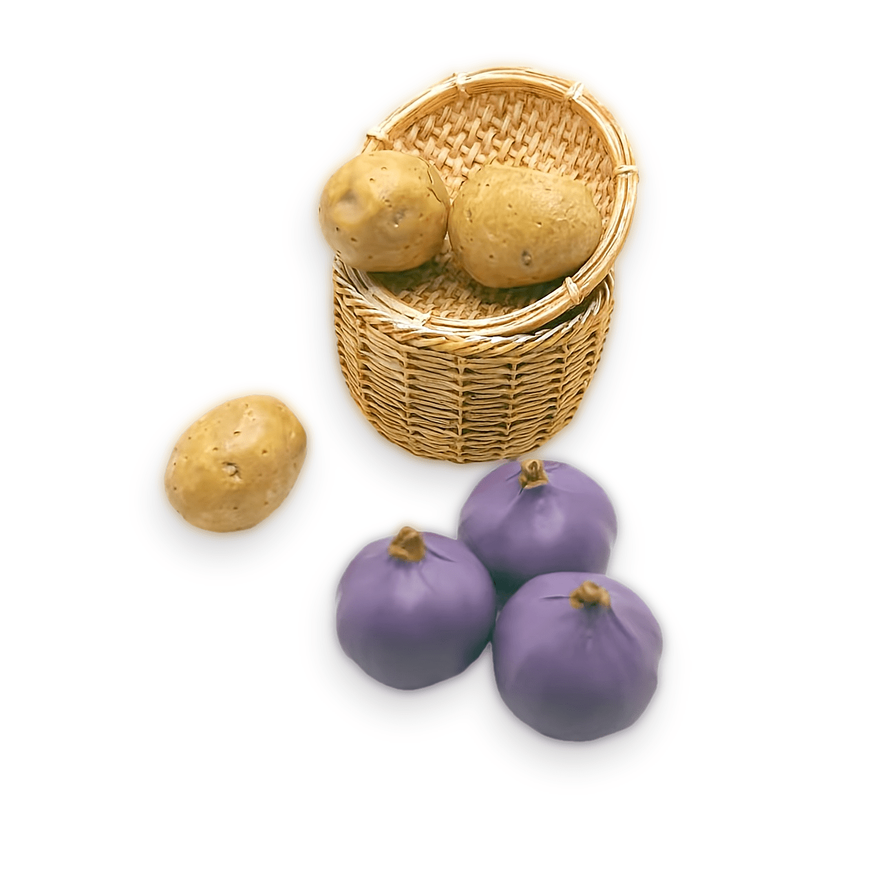 Conjunto de 8 Peças de Batatas - Food Storage Plastic avaliação e preço