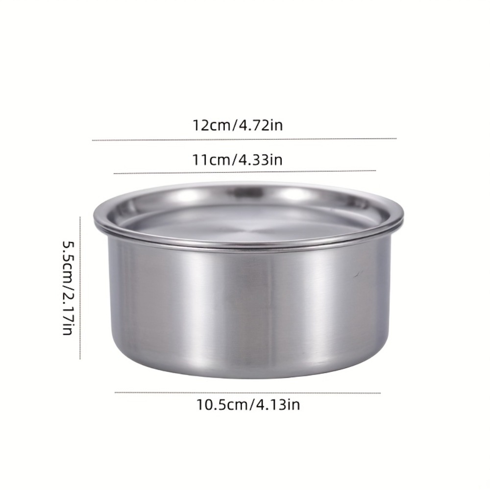 Tigela Ramekin Aço Inox 304 co - Food Storage Metal Box avaliação e preço