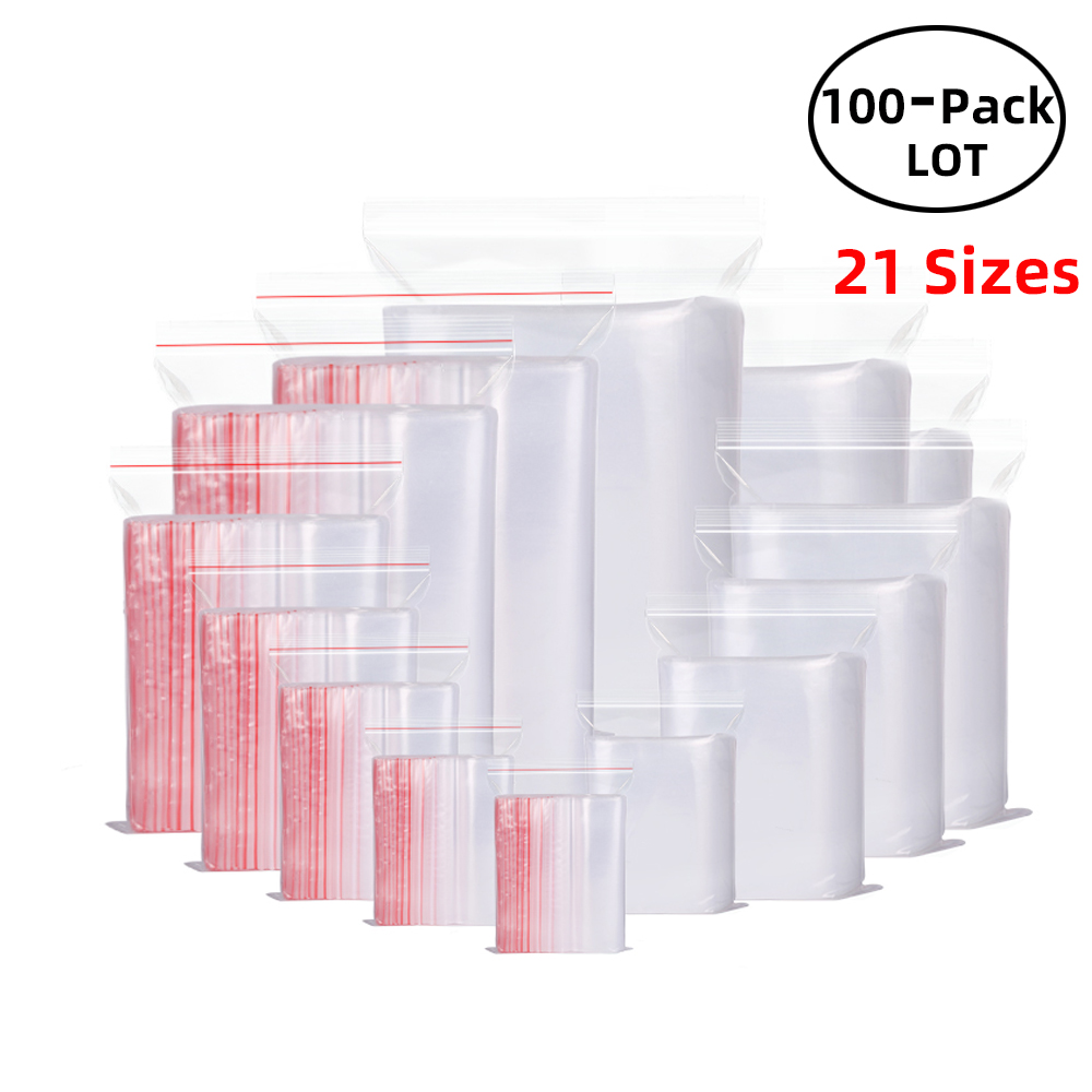 100 unidades/pacote sacos de b - Food Storage Ziploc Bags avaliação e preço