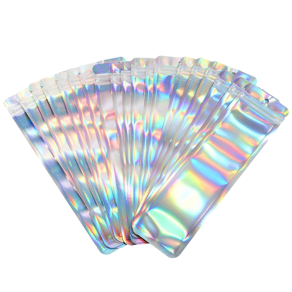 Sacos de embalagem holográfica - Food Storage Ziploc Bags avaliação e preço