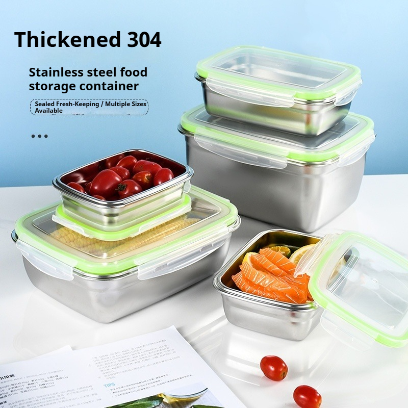 Conjunto de lancheira de aço i - Food Storage Metal Box avaliação e preço