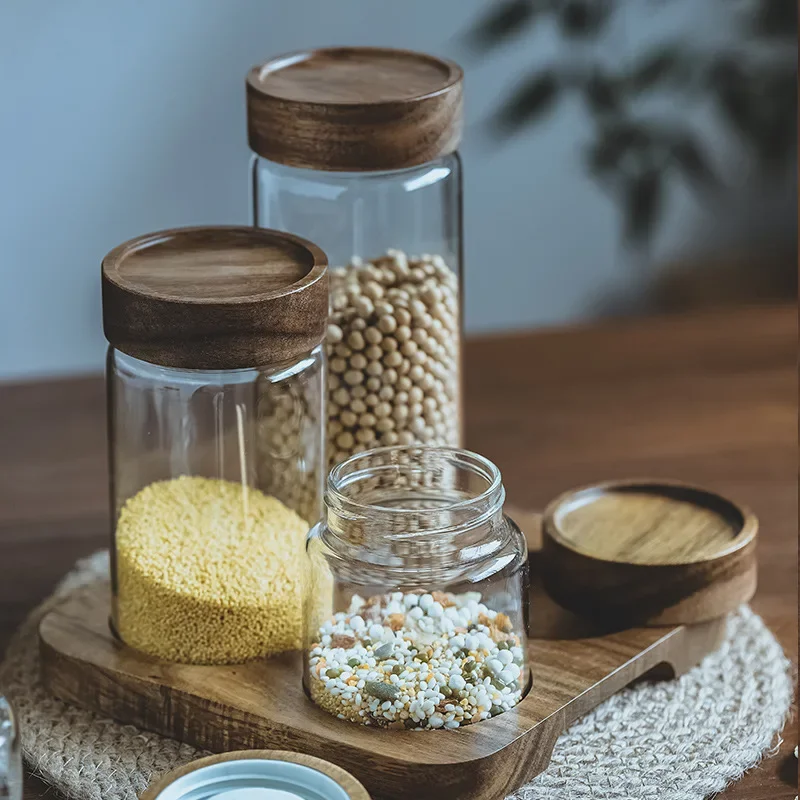 Frasco De Vidro Com Tampa De M - Food Storage Dispenser avaliação e preço