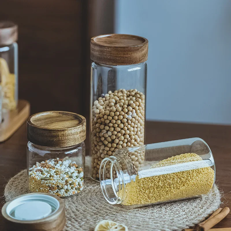 Frasco De Vidro Com Tampa De M - Food Storage Dispenser avaliação e preço