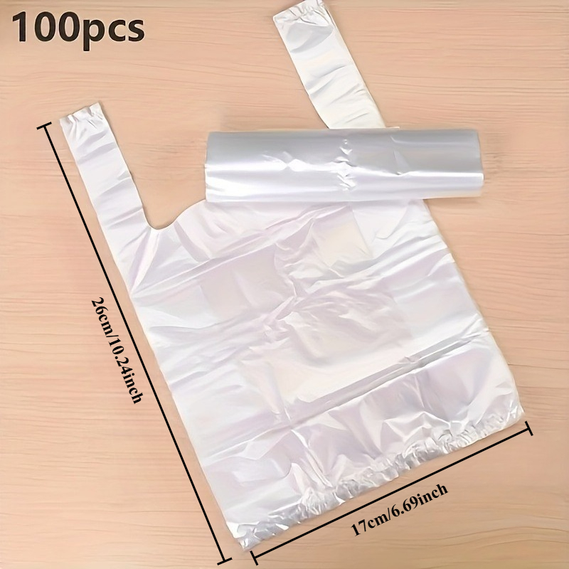 100 Peças de Sacos Plásticos T - Food Storage Plastic avaliação e preço
