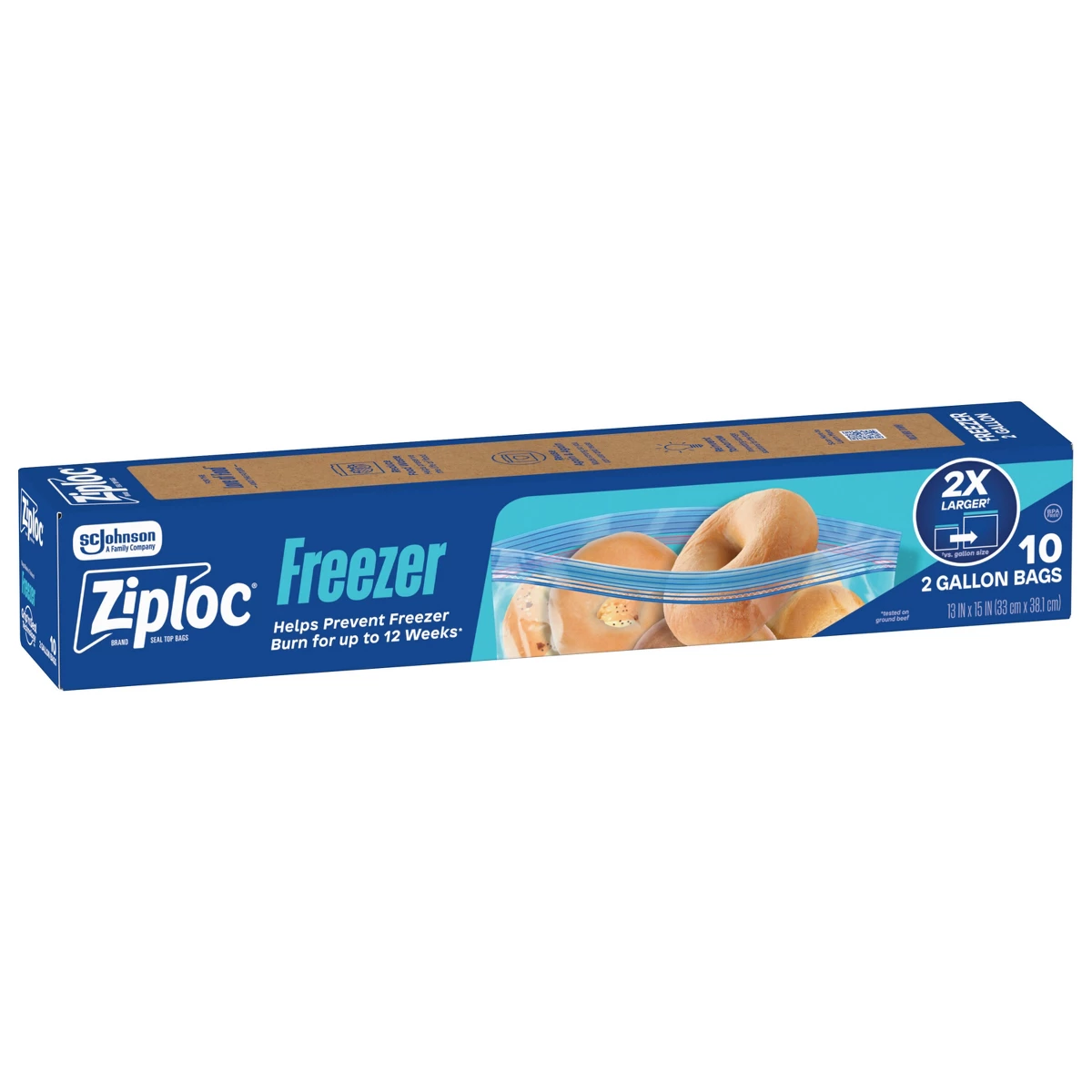Sacos Ziploc de Dois Galões pa - Food Storage Ziploc Bags avaliação e preço