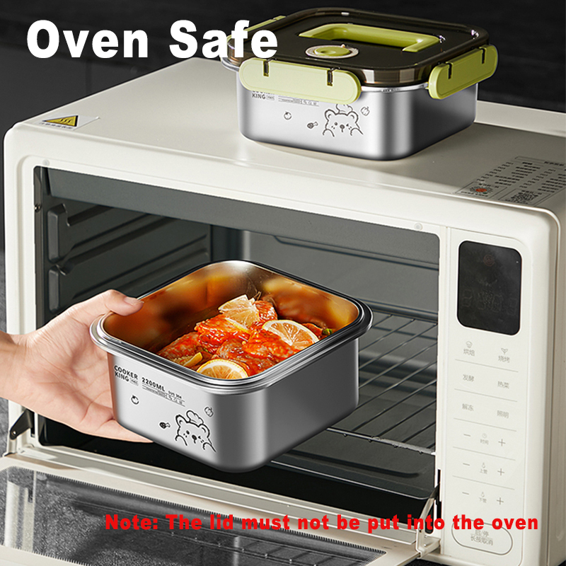 COOKER KING 420ml-6200ml Recip - Food Storage Box Stainless Steel avaliação e preço