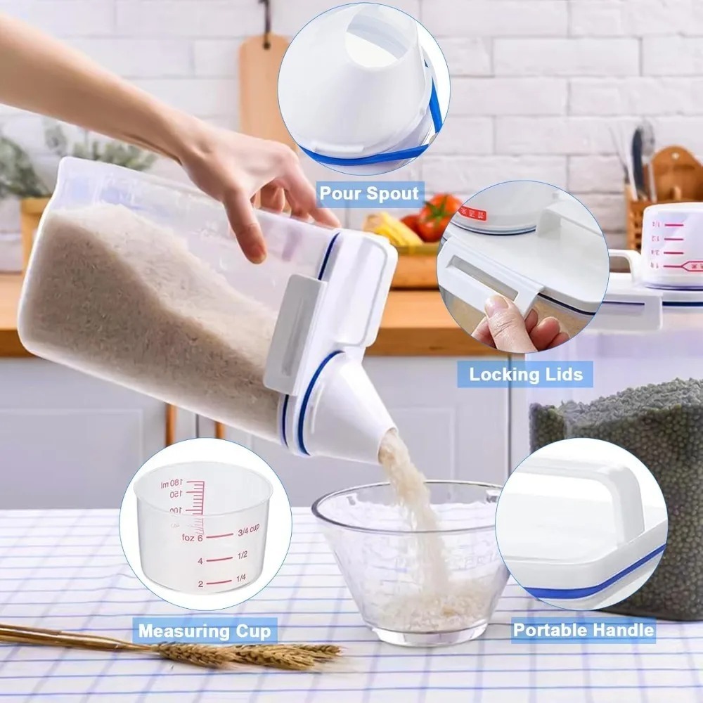 Recipiente de armazenamento de - Food Storage Dispenser avaliação e preço