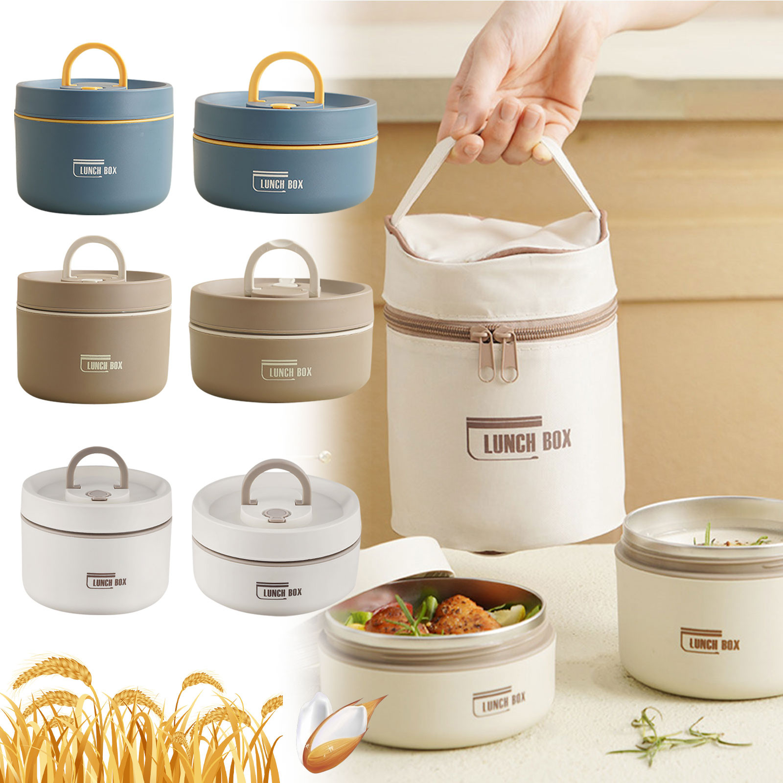 Marmita Térmica de Aço Inoxidá - Food Storage Metal Box avaliação e preço