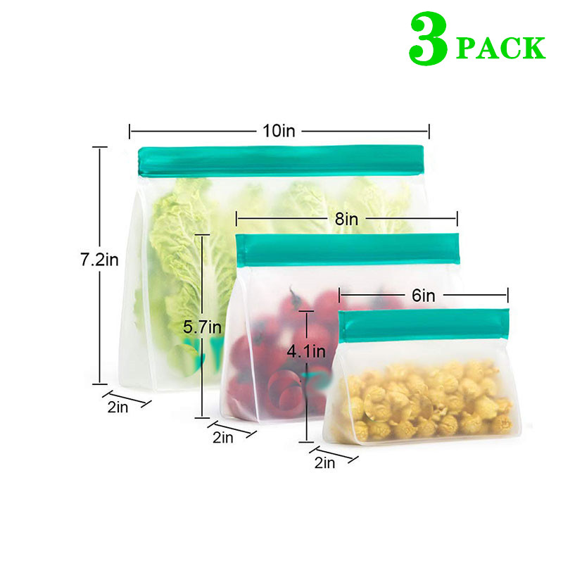 Saco de armazenamento de alime - Food Storage Reusable Bags avaliação e preço