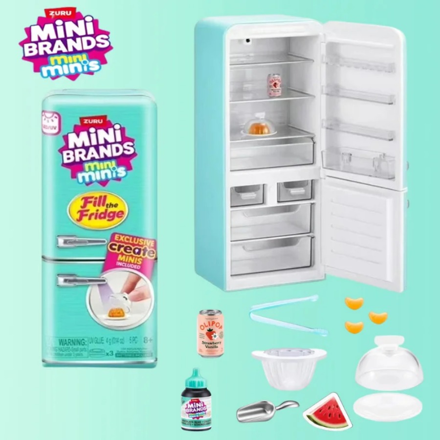 ZURU 5 Surprise Mini Fridge Ba - Set Food Storage avaliação e preço