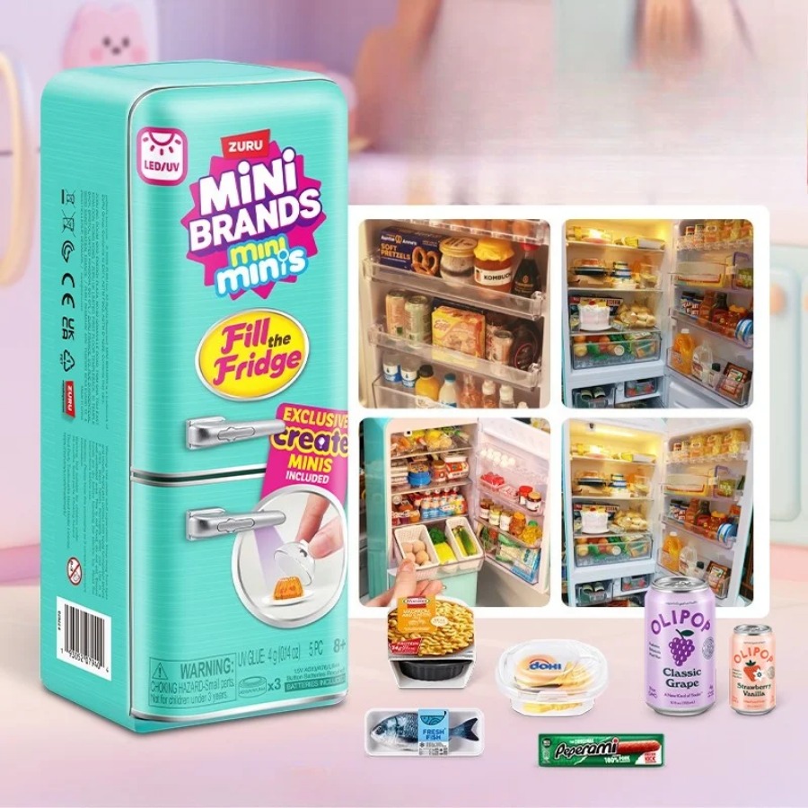 ZURU 5 Surprise Mini Fridge Ba - Set Food Storage avaliação e preço